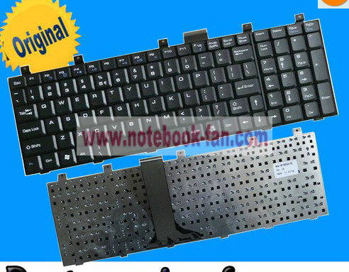 NEW MSI CX500 CX600 CX700 CX605 MS1682 MS1731 US Keyboard Black - Click Image to Close